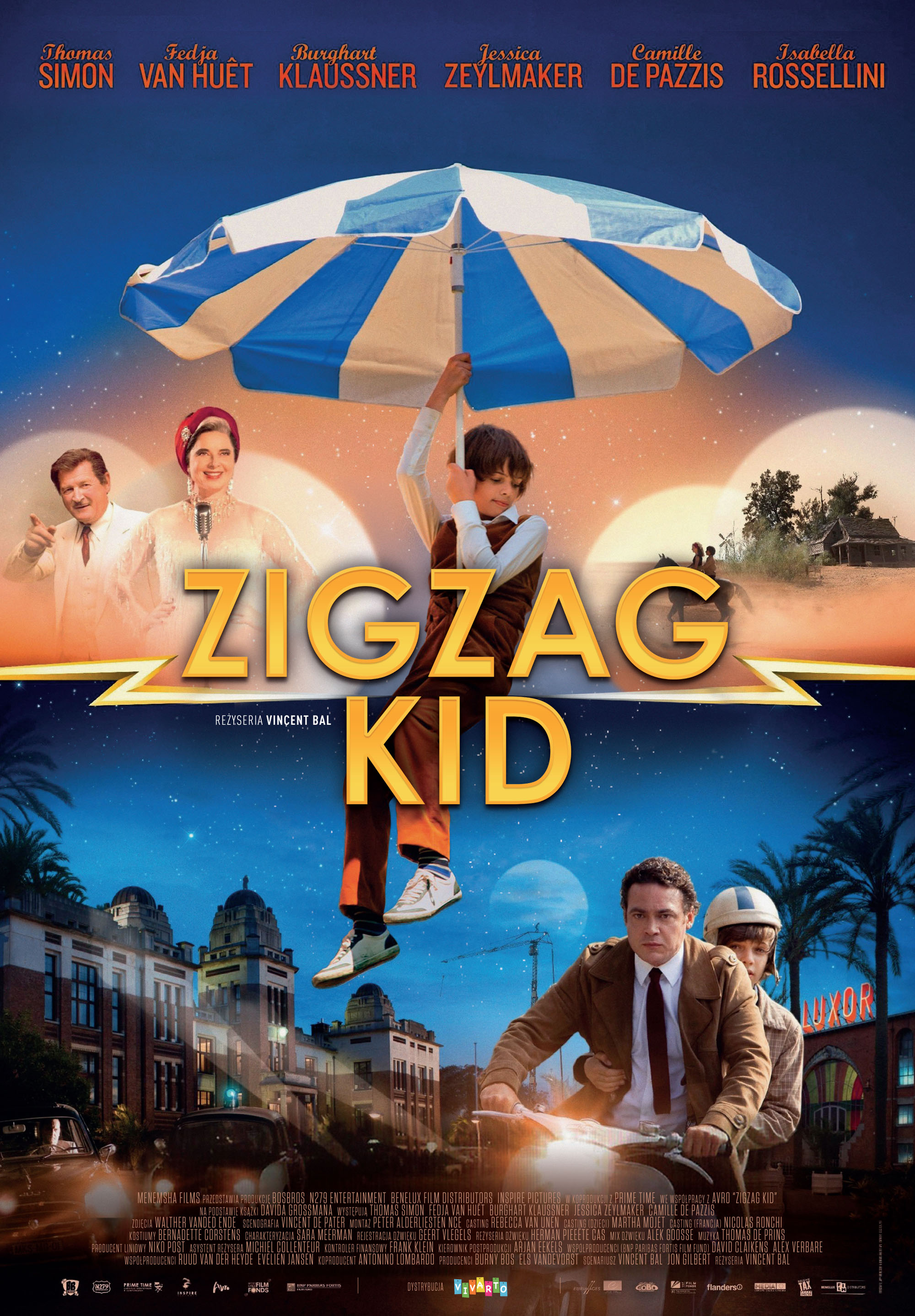 Polski plakat filmu 'Zig Zag Kid'