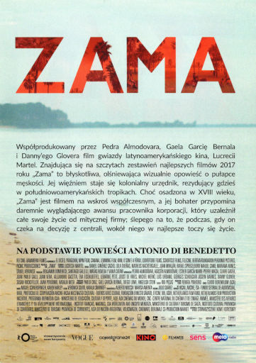 Tył ulotki filmu 'Zama'