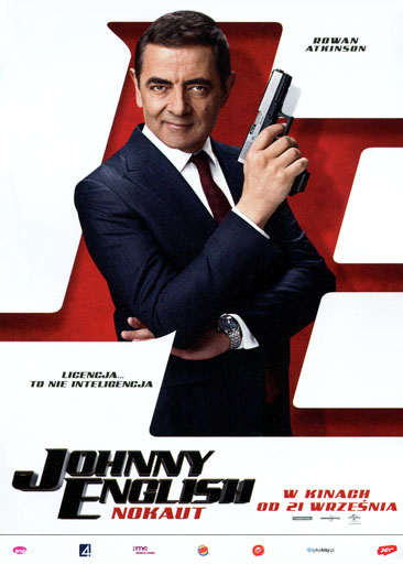 Przód ulotki filmu 'Johnny English: Nokaut'