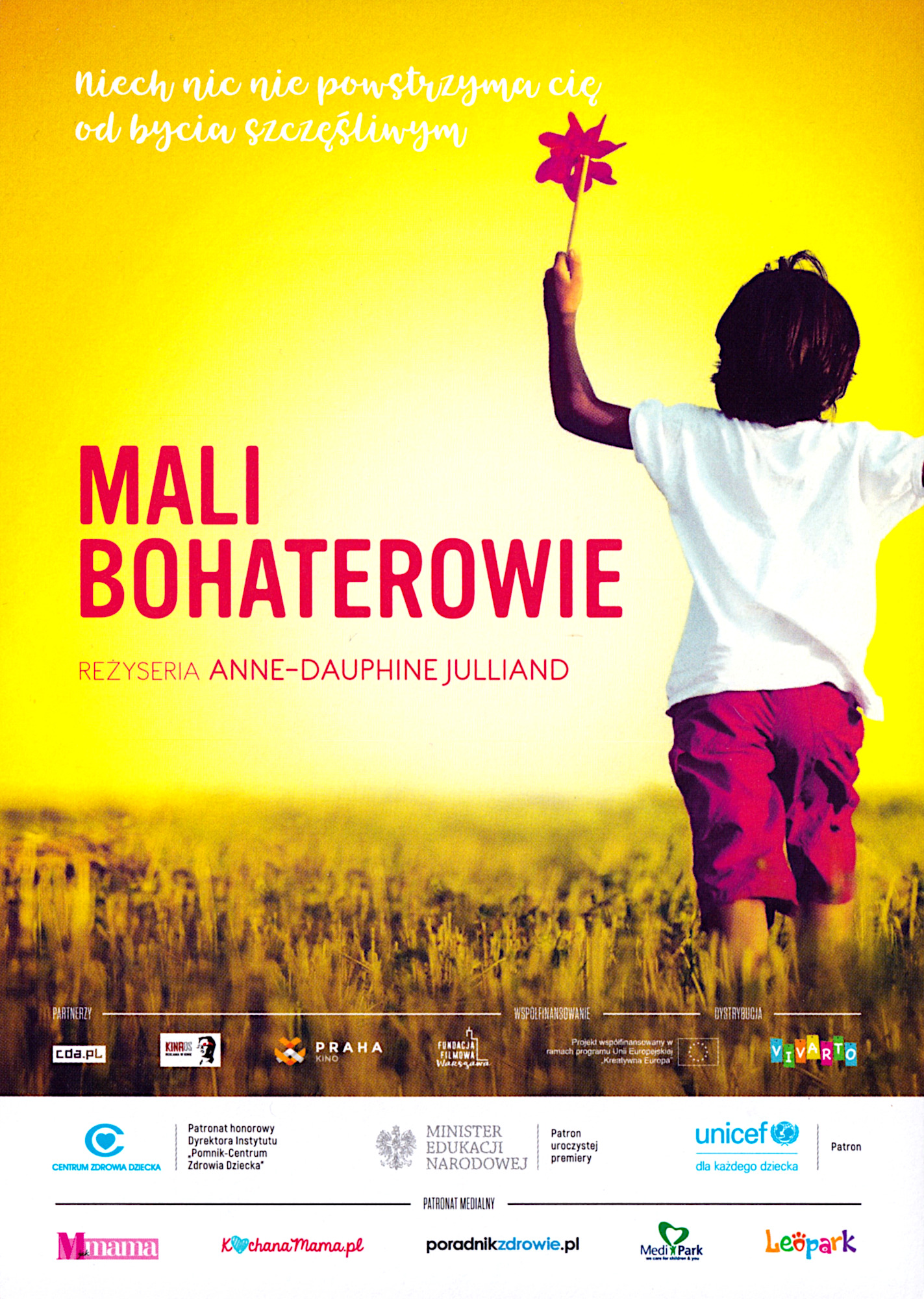 Ulotka filmu 'Mali Bohaterowie (przód)'