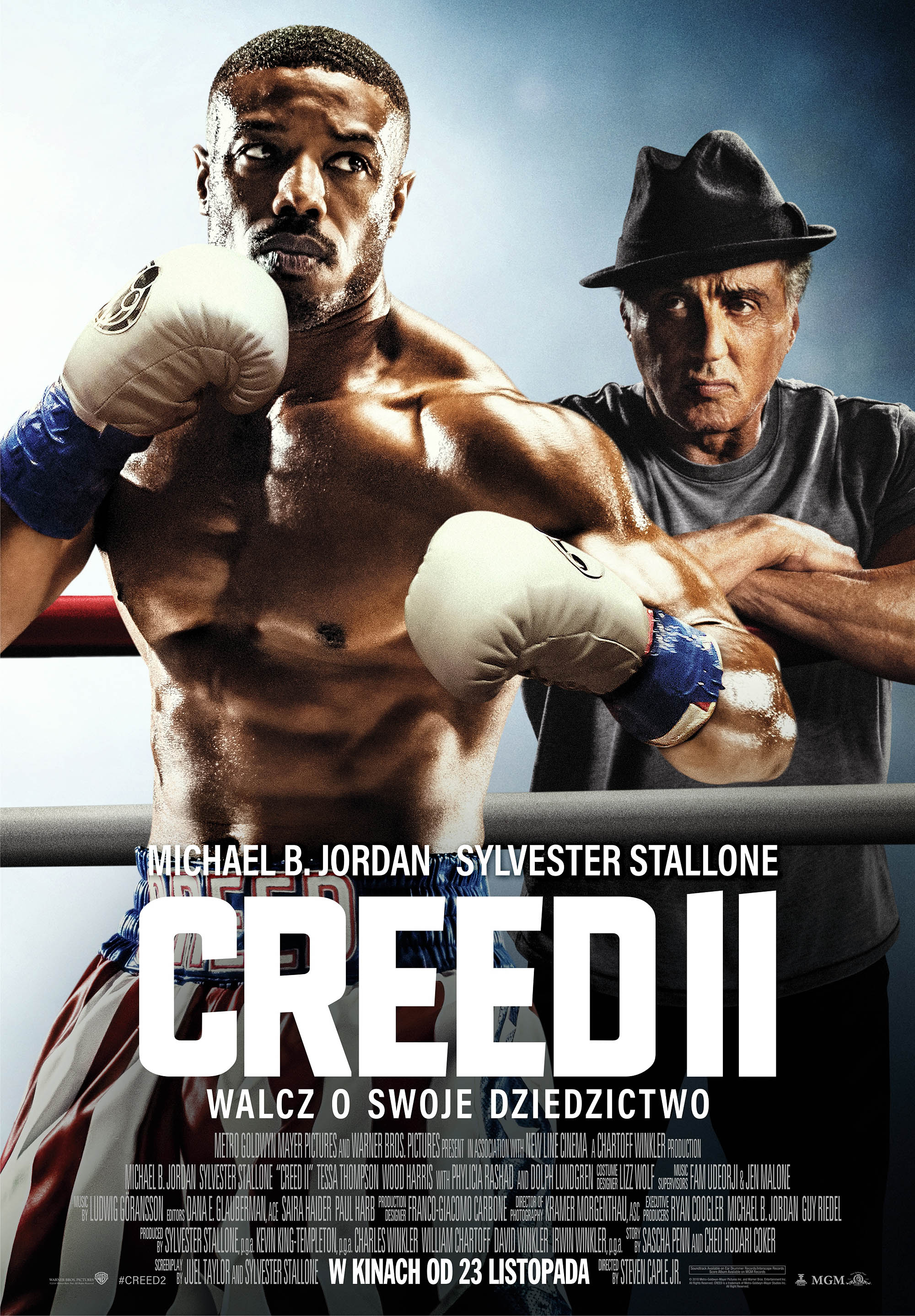 Polski plakat filmu 'Creed II'