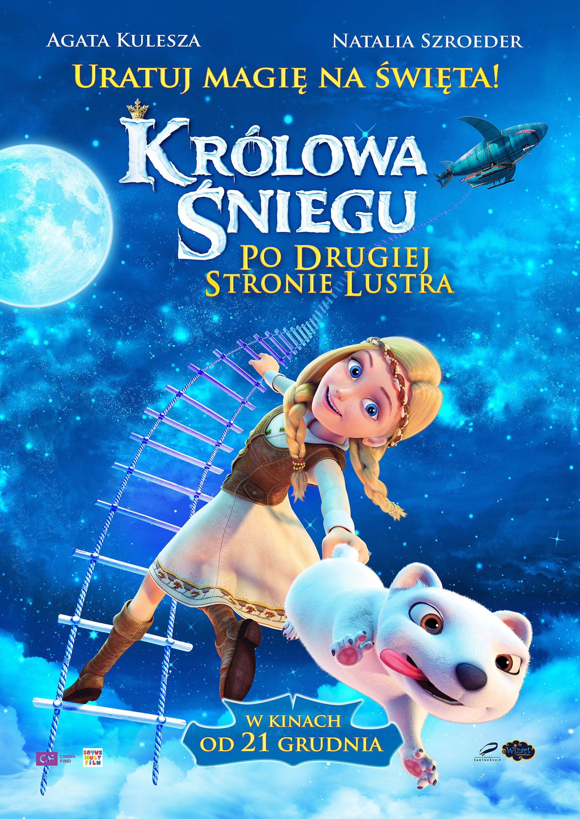 Polski plakat filmu 'Królowa Śniegu: Po drugiej stronie lustra'