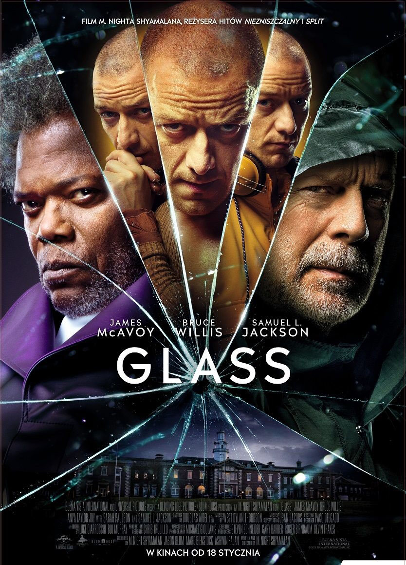 Polski plakat filmu 'Glass'