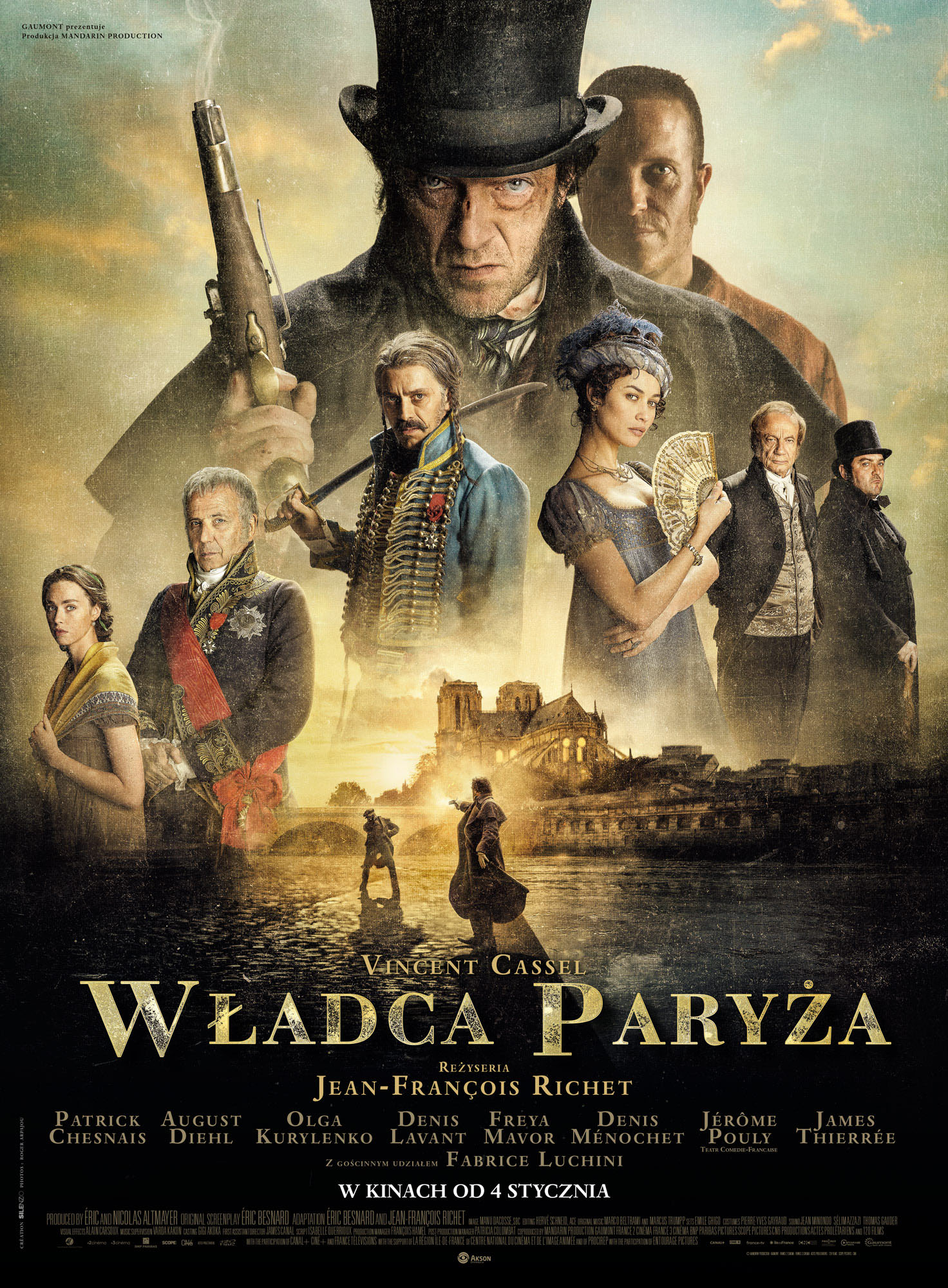 Polski plakat filmu 'Władca Paryża'