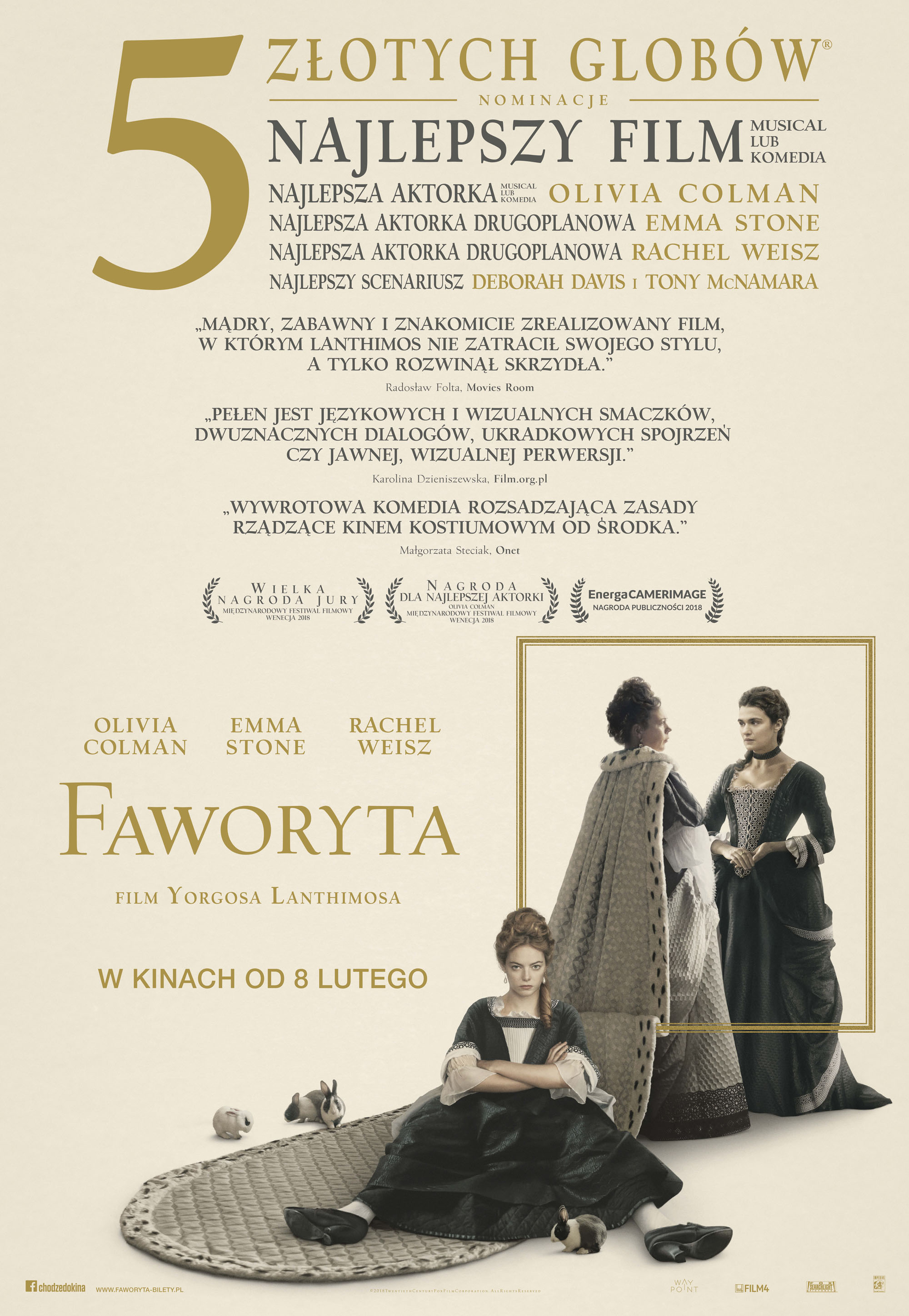 Polski plakat filmu 'Faworyta'