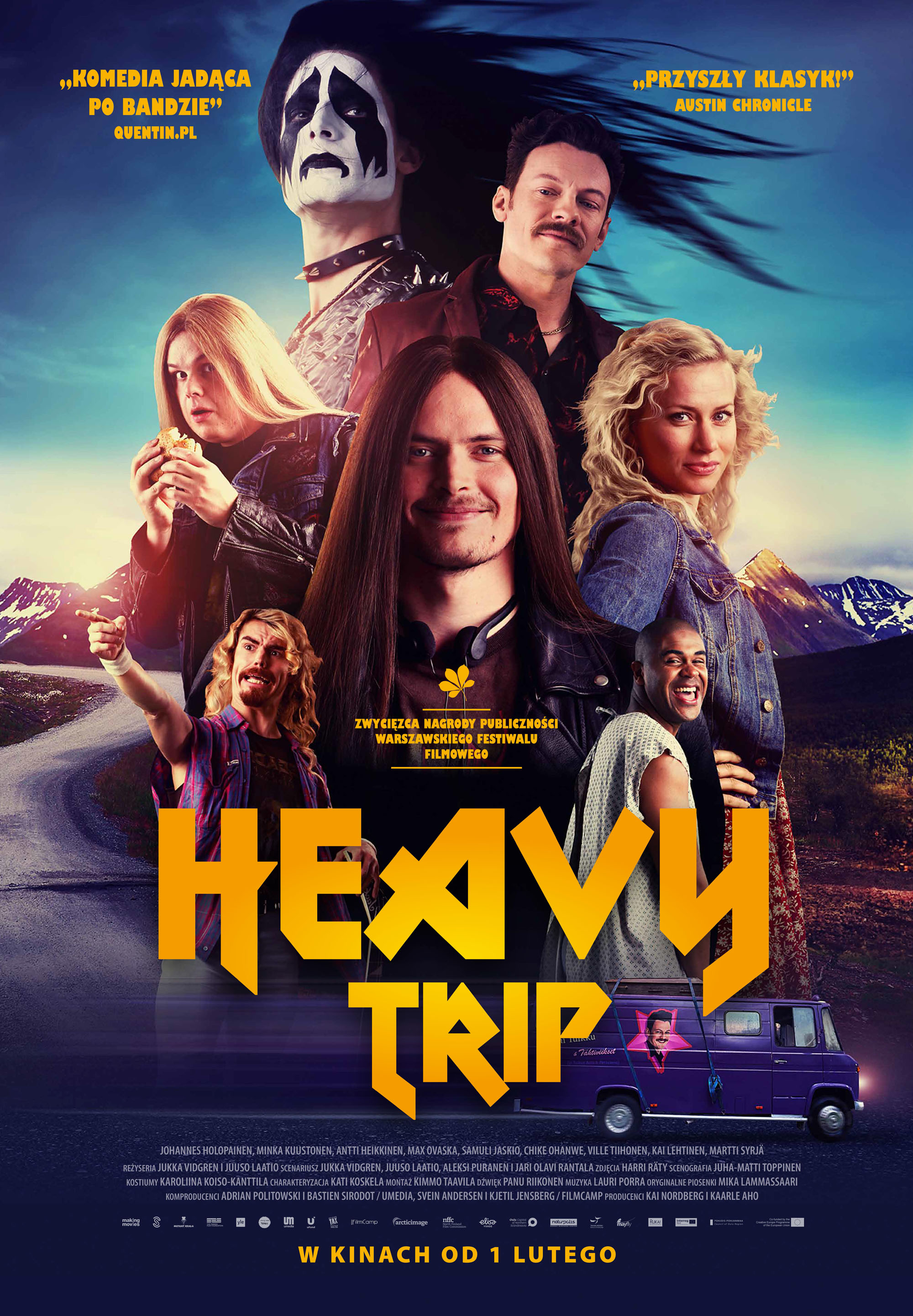 Polski plakat filmu 'Heavy Trip'