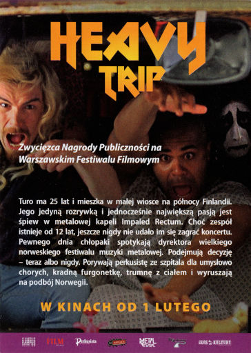 Tył ulotki filmu 'Heavy Trip'