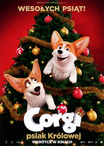 Przód ulotki filmu 'Corgi - Psiak Królowej'