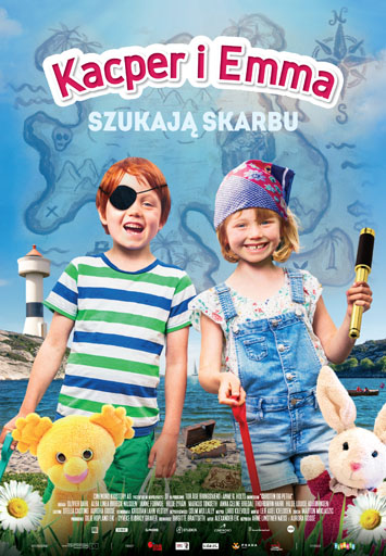 Polski plakat filmu 'Kacper i Emma Szukają Skarbu'