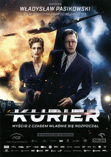 Przód ulotki filmu 'Kurier'