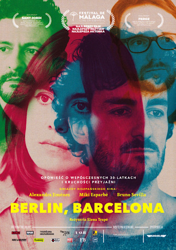 Przód ulotki filmu 'Berlin, Barcelona'