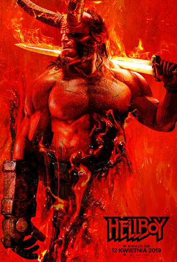 Polski plakat filmu 'Hellboy'