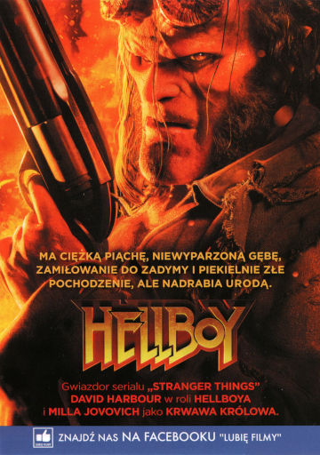 Tył ulotki filmu 'Hellboy'