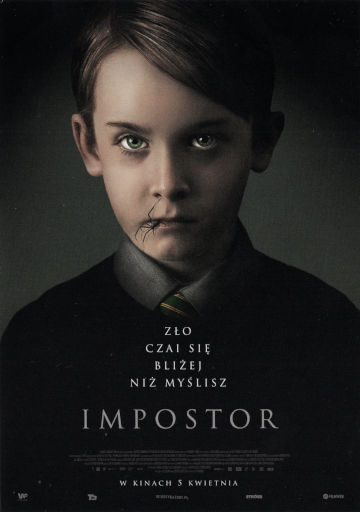 Przód ulotki filmu 'Impostor'