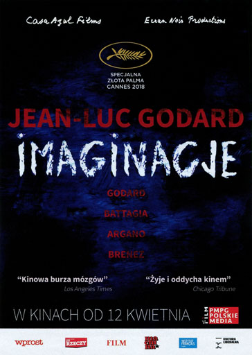 Polski plakat filmu 'Jean-Luc Godard. Imaginacje'