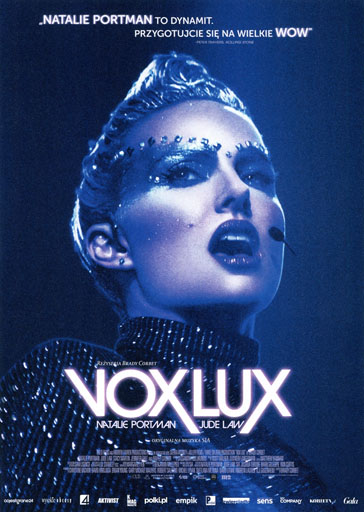 Przód ulotki filmu 'Vox Lux'