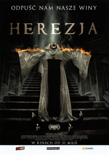 Przód ulotki filmu 'Herezja'