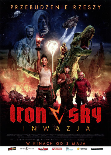 Przód ulotki filmu 'Iron Sky. Inwazja'