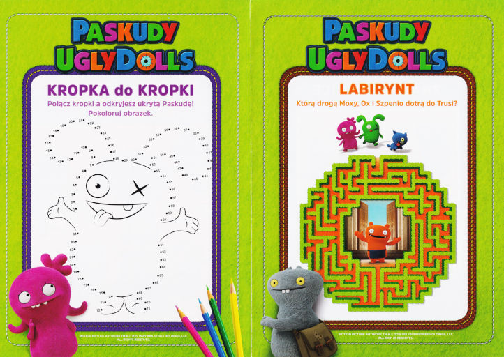 Tył ulotki filmu 'Paskudy. UglyDolls'