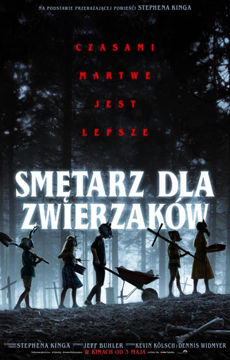 Polski plakat filmu 'Smętarz Dla Zwierzaków'