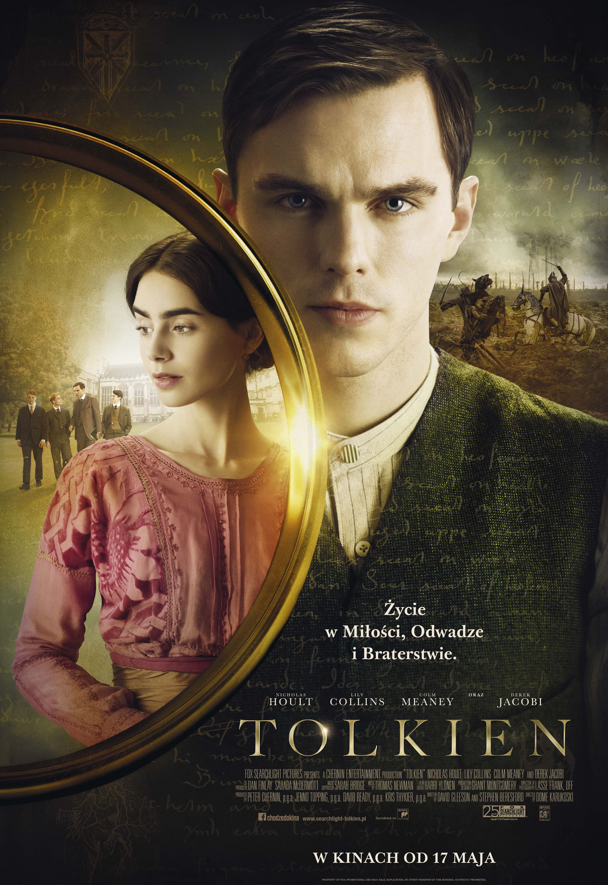 Polski plakat filmu 'Tolkien'