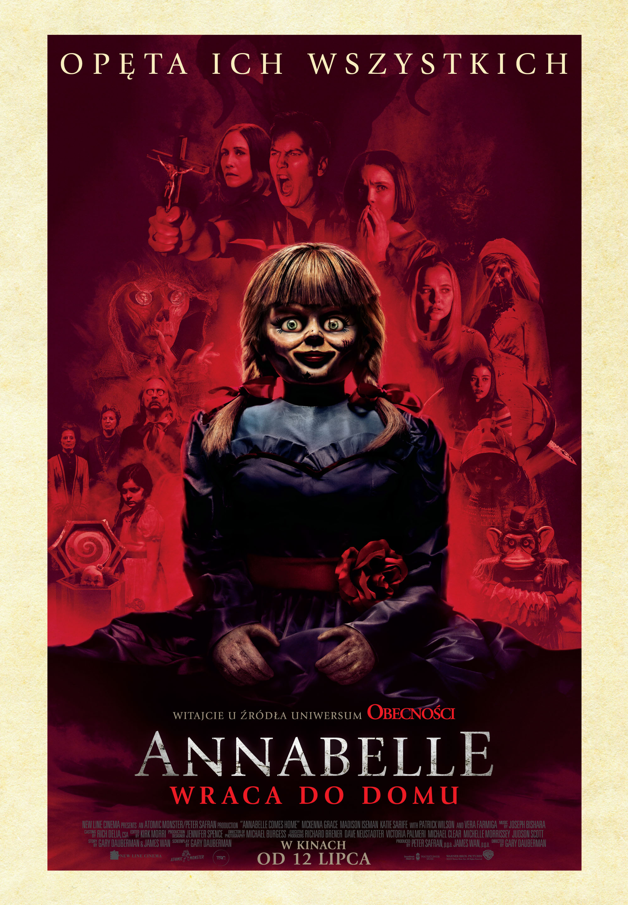 Polski plakat filmu 'Annabelle wraca do domu'