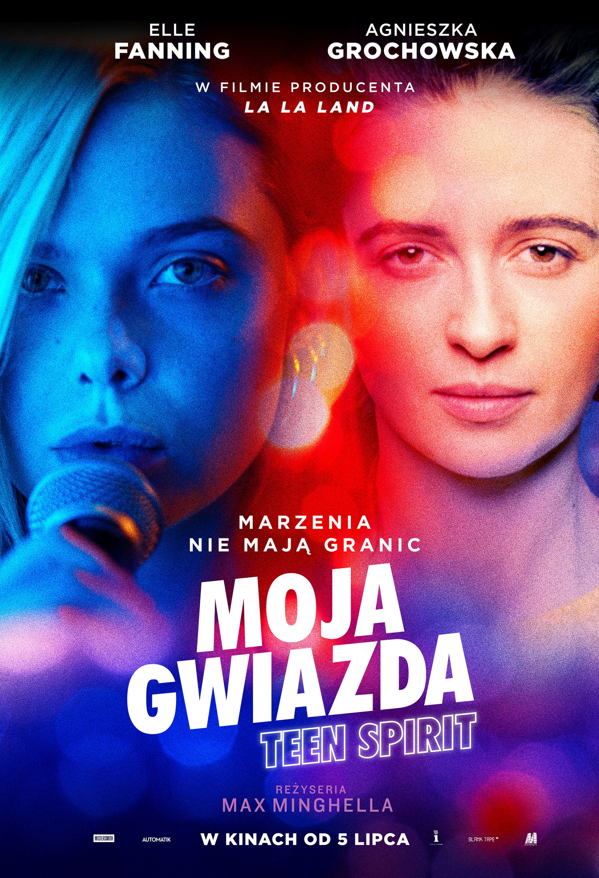 Polski plakat filmu 'Moja Gwiazda: Teen Spirit'