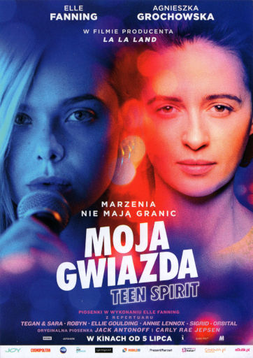 Przód ulotki filmu 'Moja Gwiazda: Teen Spirit'