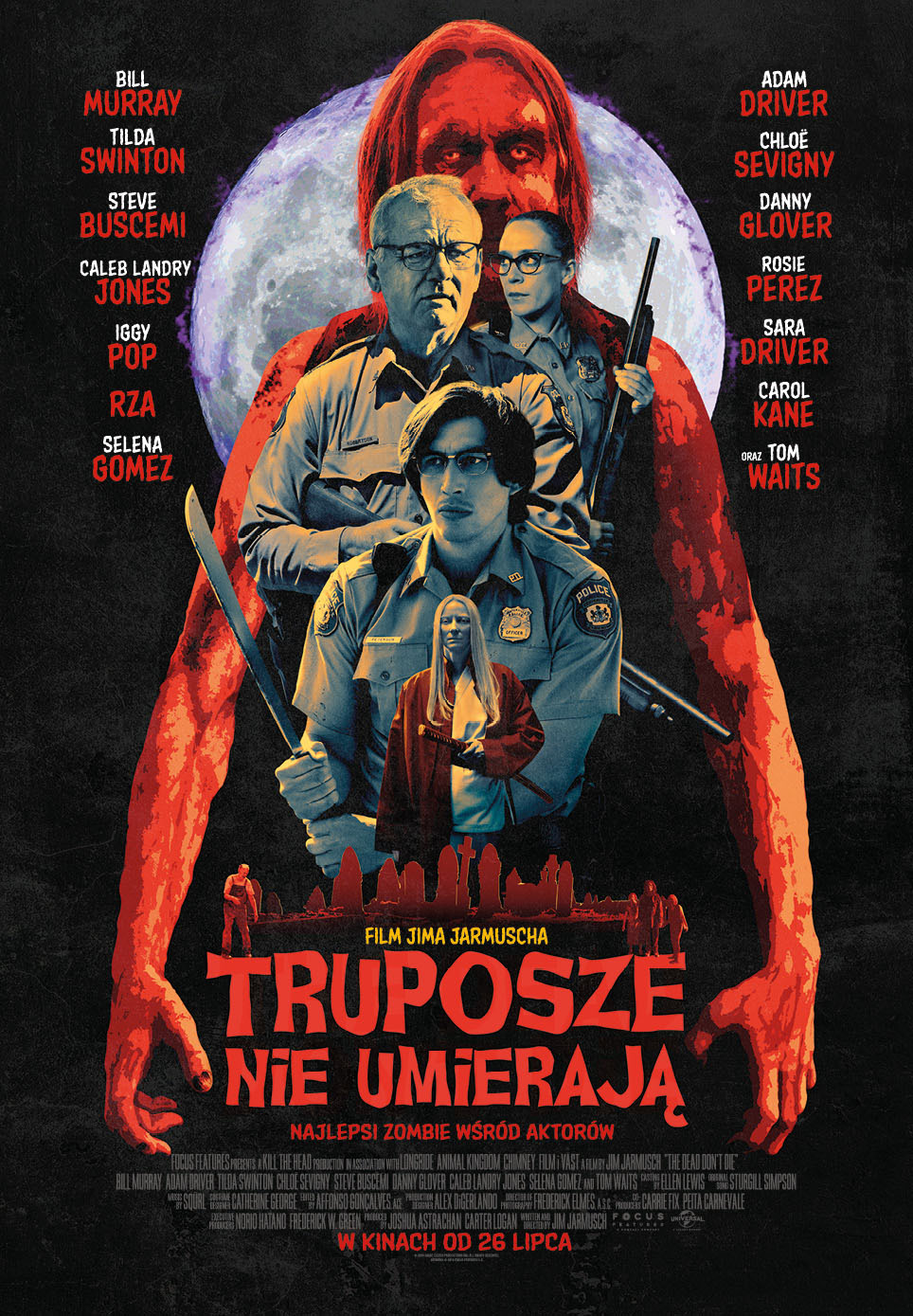 Polski plakat filmu 'Truposze Nie Umierają'