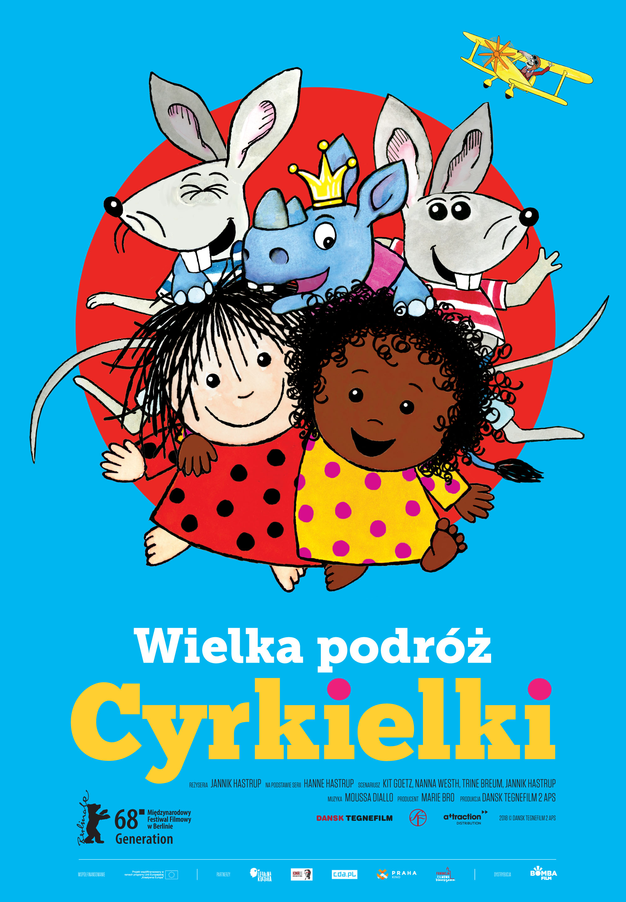 Polski plakat filmu 'Wielka Podróż Cyrkielki'