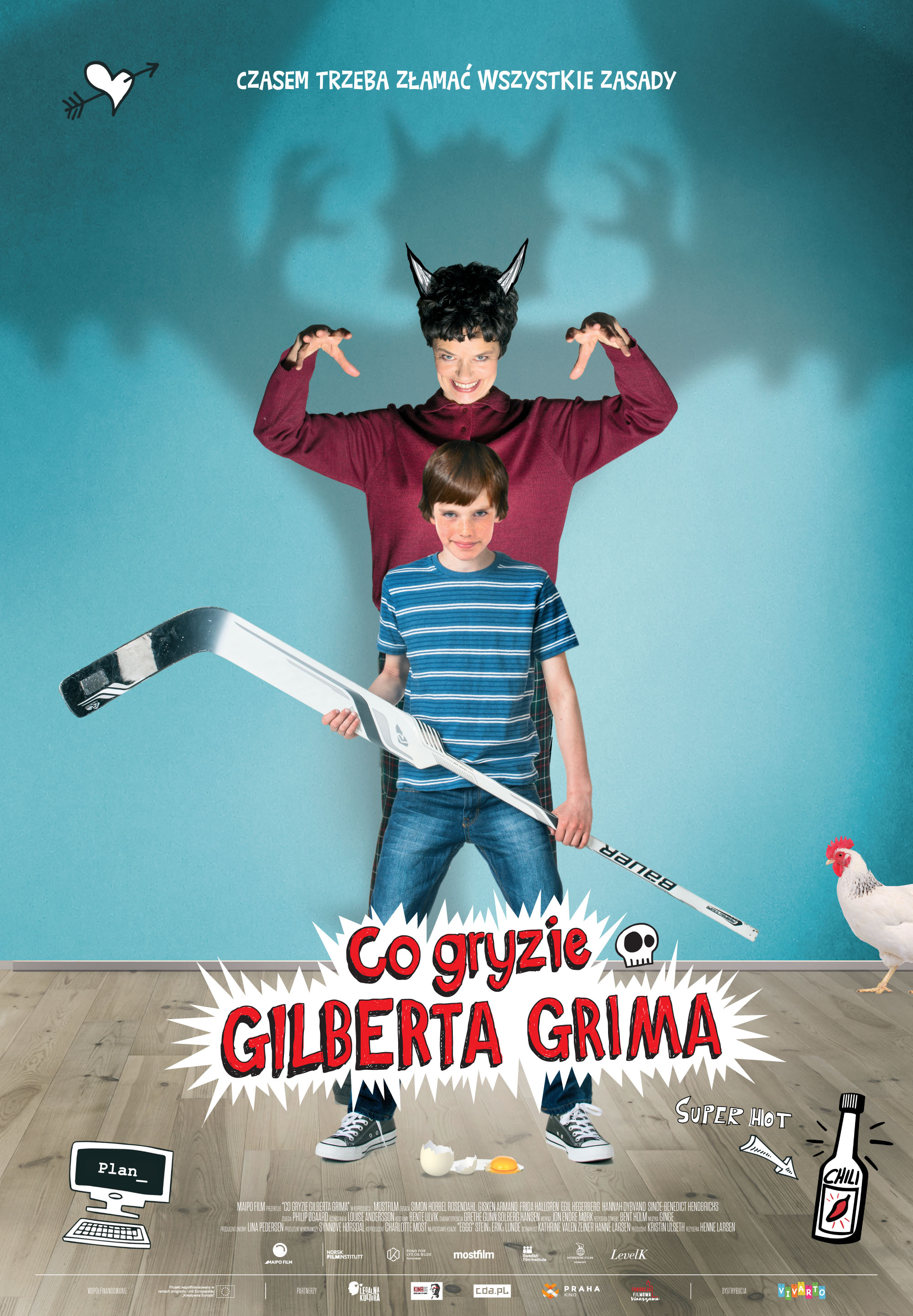 Polski plakat filmu 'Co Gryzie Gilberta Grima'