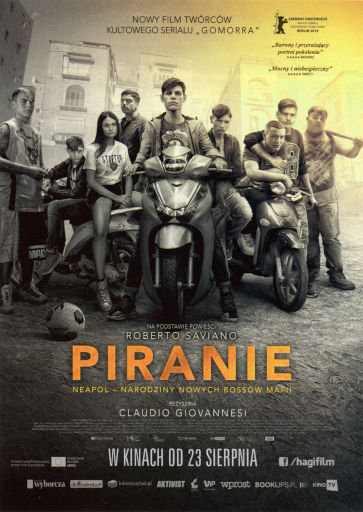 Przód ulotki filmu 'Piranie'