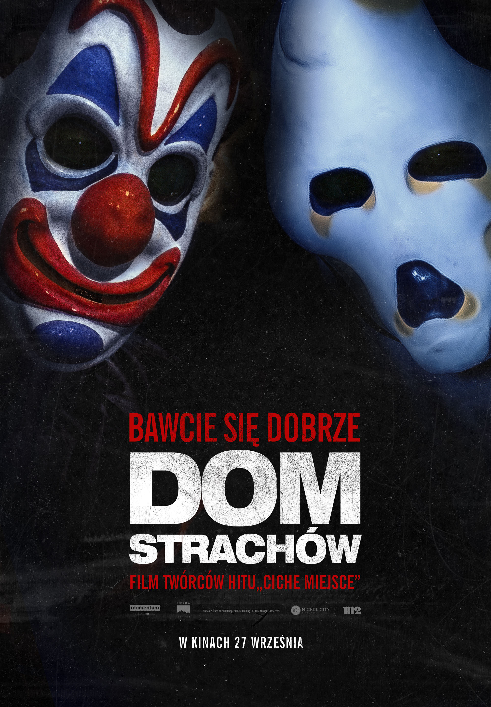 Polski plakat filmu 'Dom Strachów'