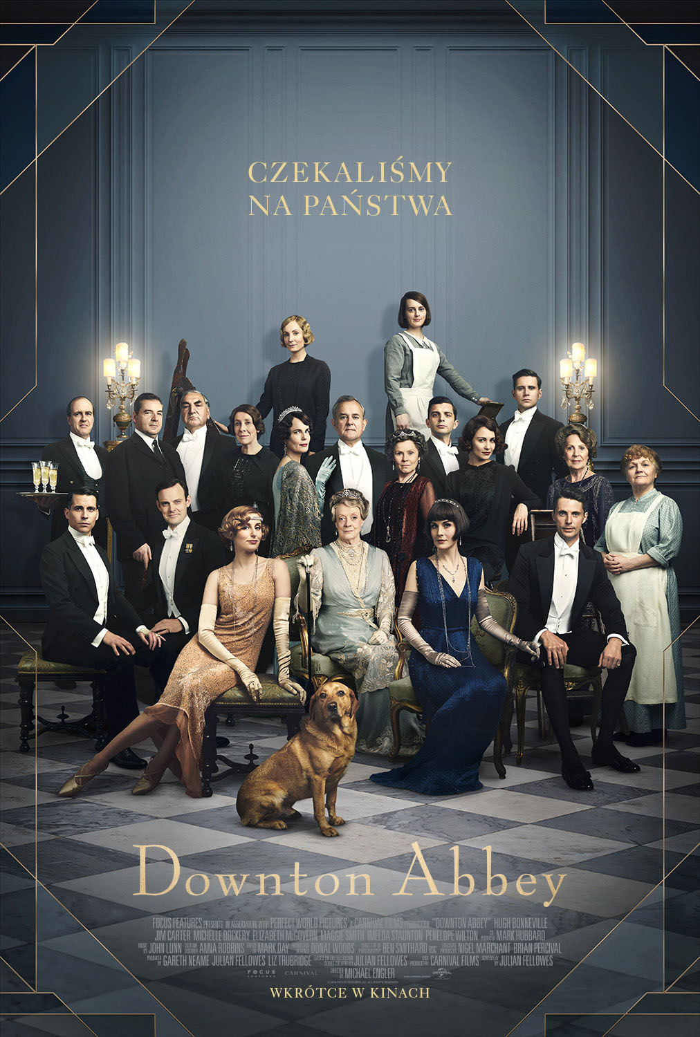 Polski plakat filmu 'Downton Abbey'