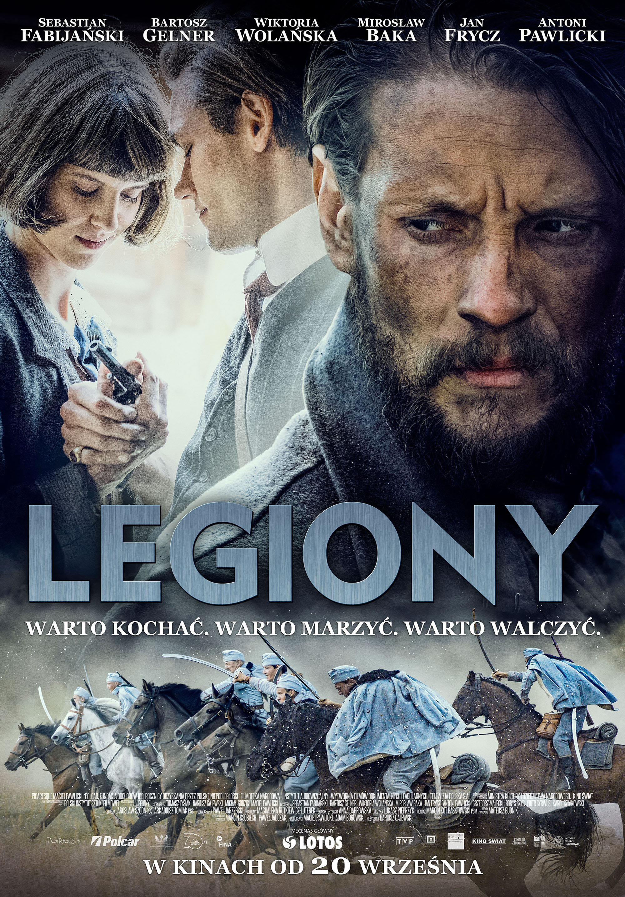 Polski plakat filmu 'Legiony'