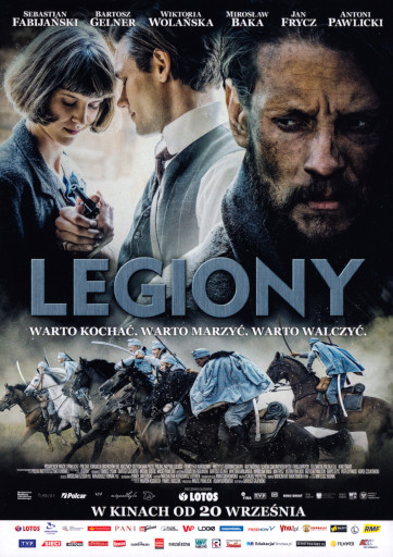 Przód ulotki filmu 'Legiony'