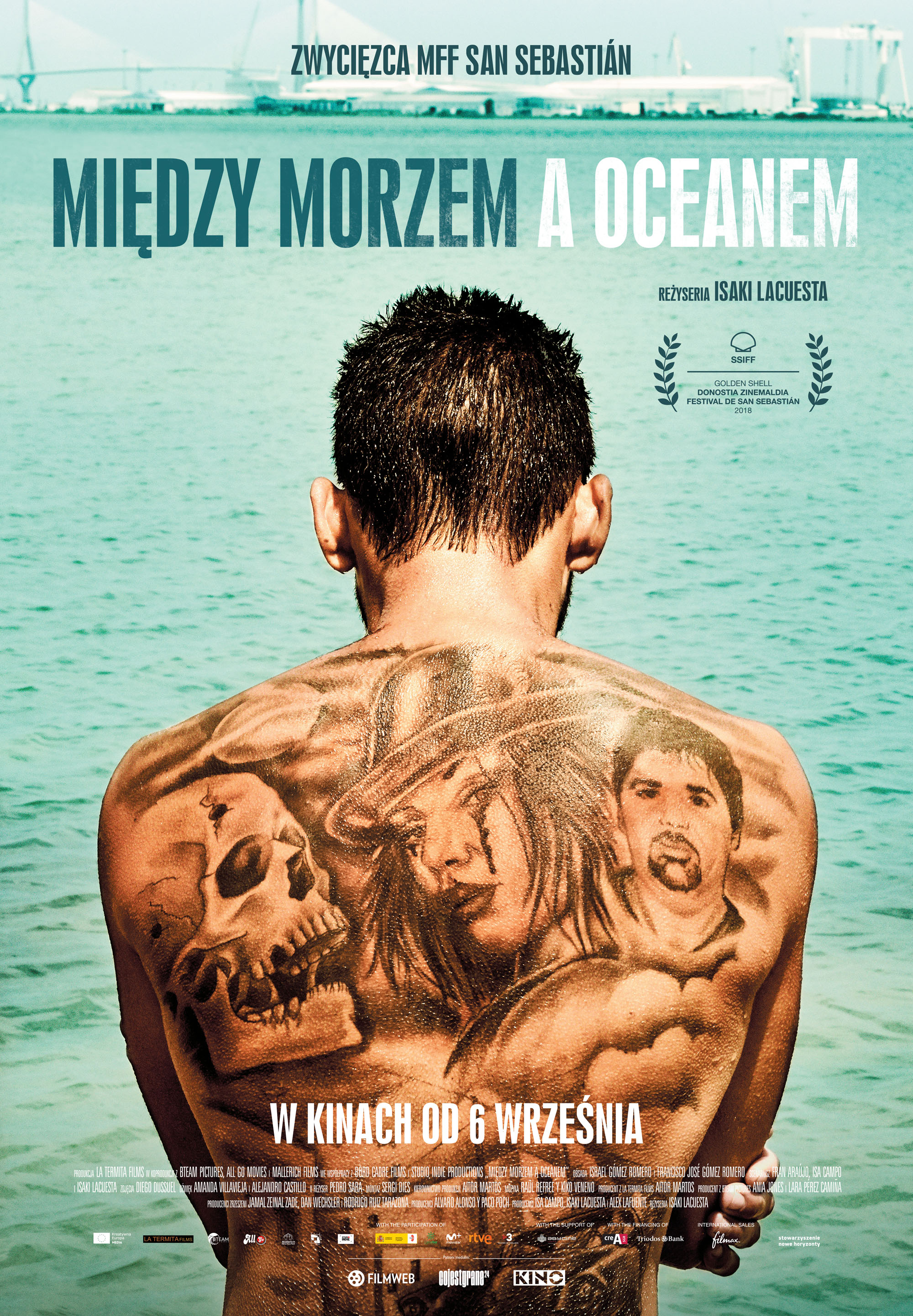 Polski plakat filmu 'Między Morzem A Oceanem'