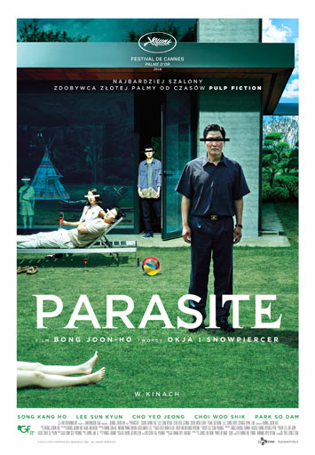 Polski plakat filmu 'Parasite'