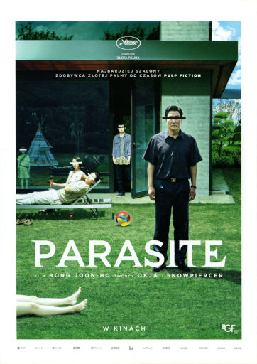 Przód ulotki filmu 'Parasite'