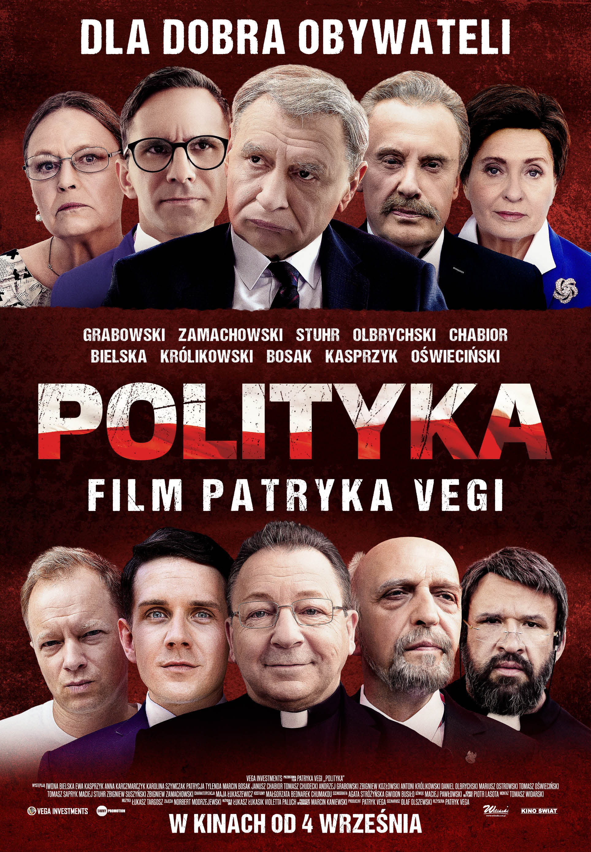 Polski plakat filmu 'Polityka'