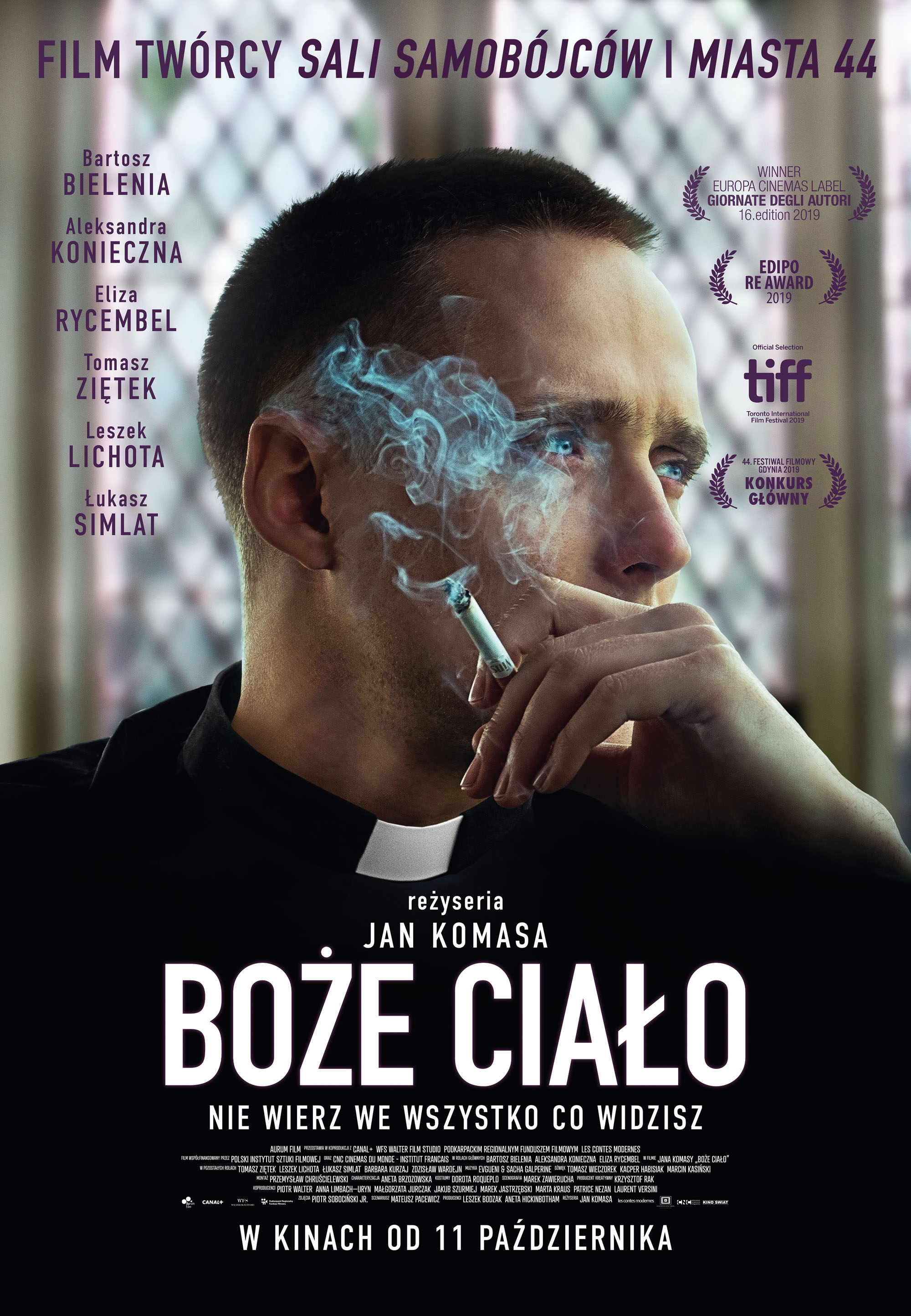 Polski plakat filmu 'Boże Ciało'