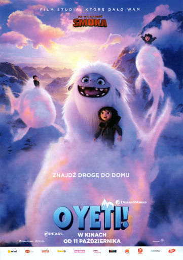 Przód ulotki filmu 'O Yeti!'