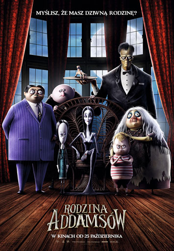 Polski plakat filmu 'Rodzina Addamsów'