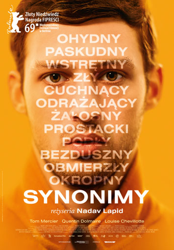 Polski plakat filmu 'Synonimy'