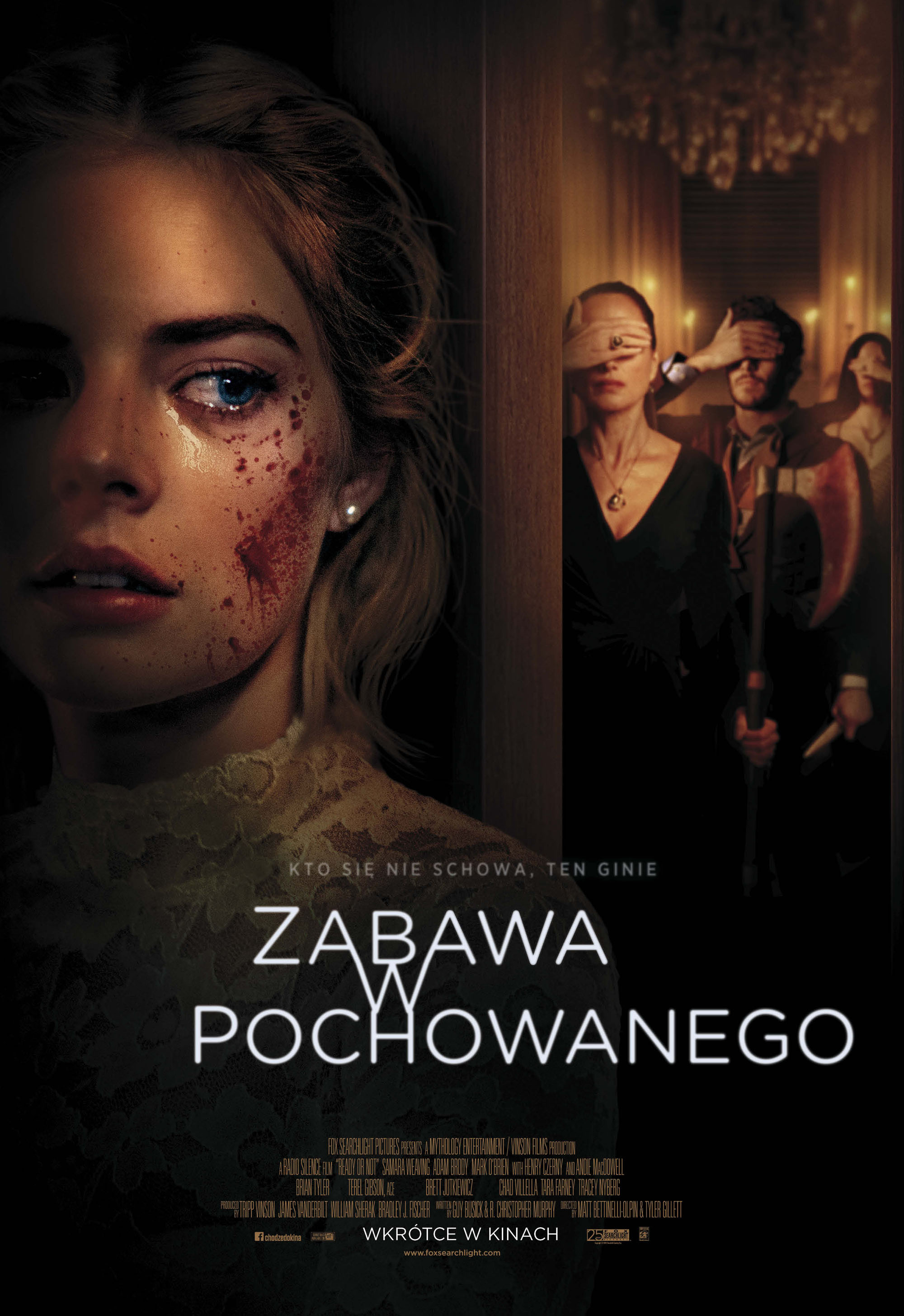 Polski plakat filmu 'Zabawa W Pochowanego'