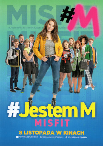 Przód ulotki filmu '#Jestem M. Misfit'