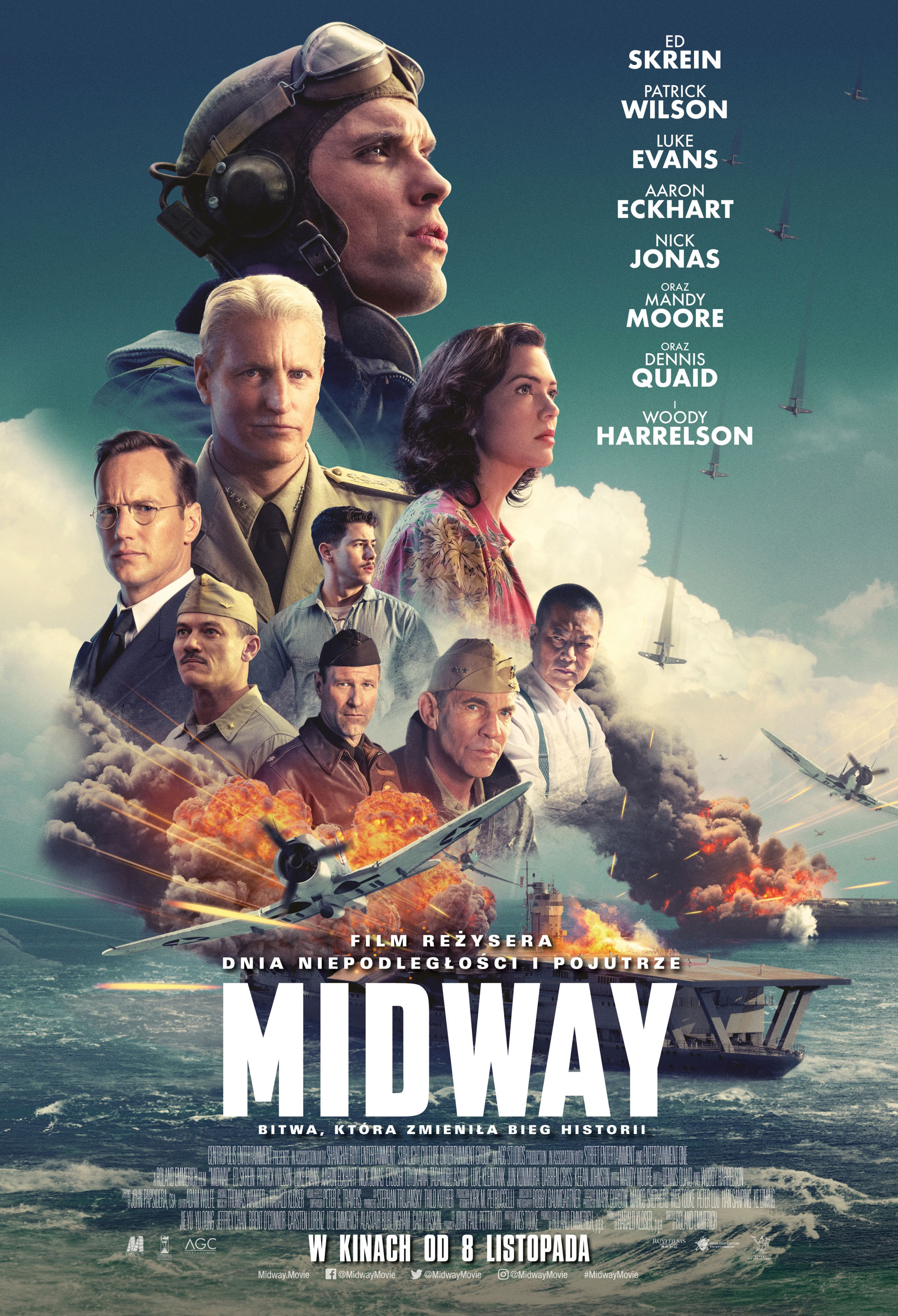 Polski plakat filmu 'Midway'