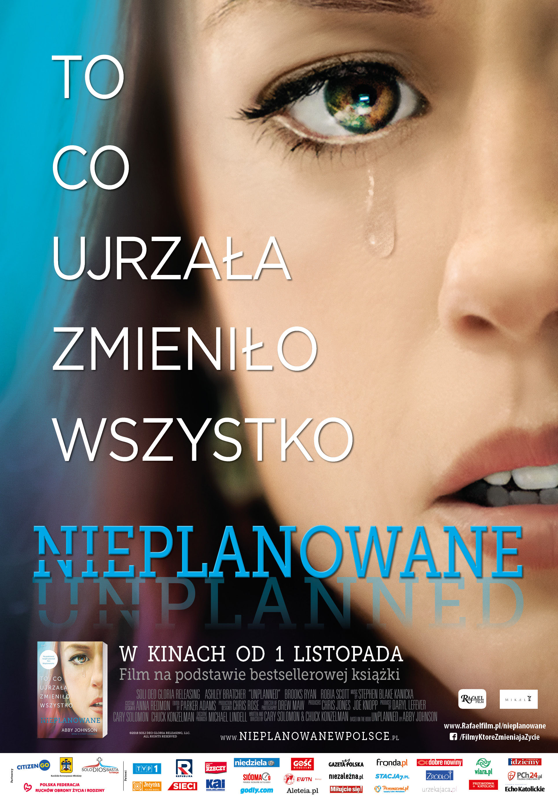 Polski plakat filmu 'Nieplanowane'