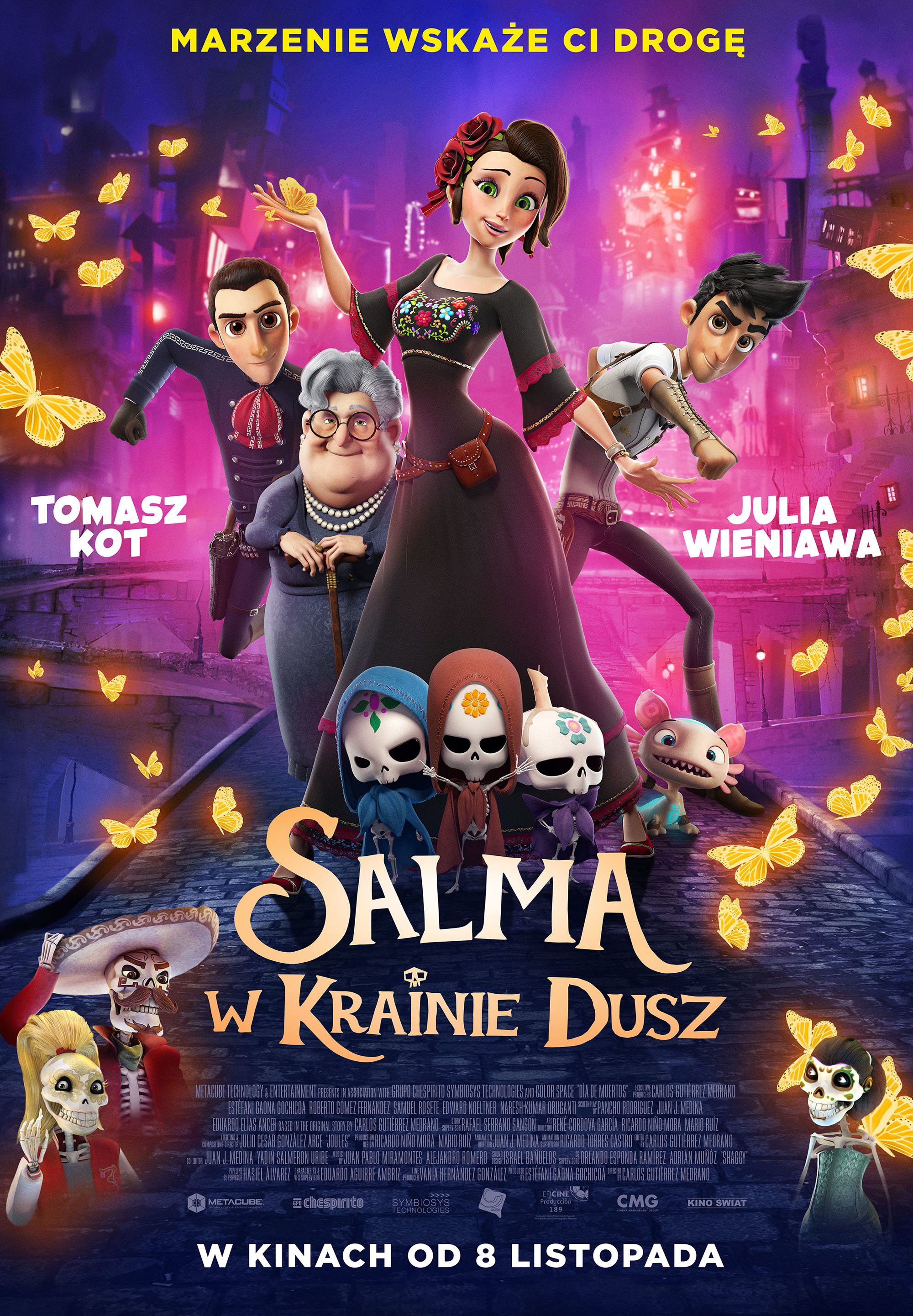 Polski plakat filmu 'Salma W Krainie Dusz'