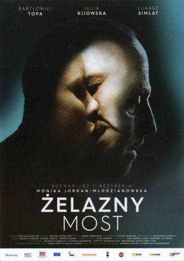 Przód ulotki filmu 'Żelazny most'